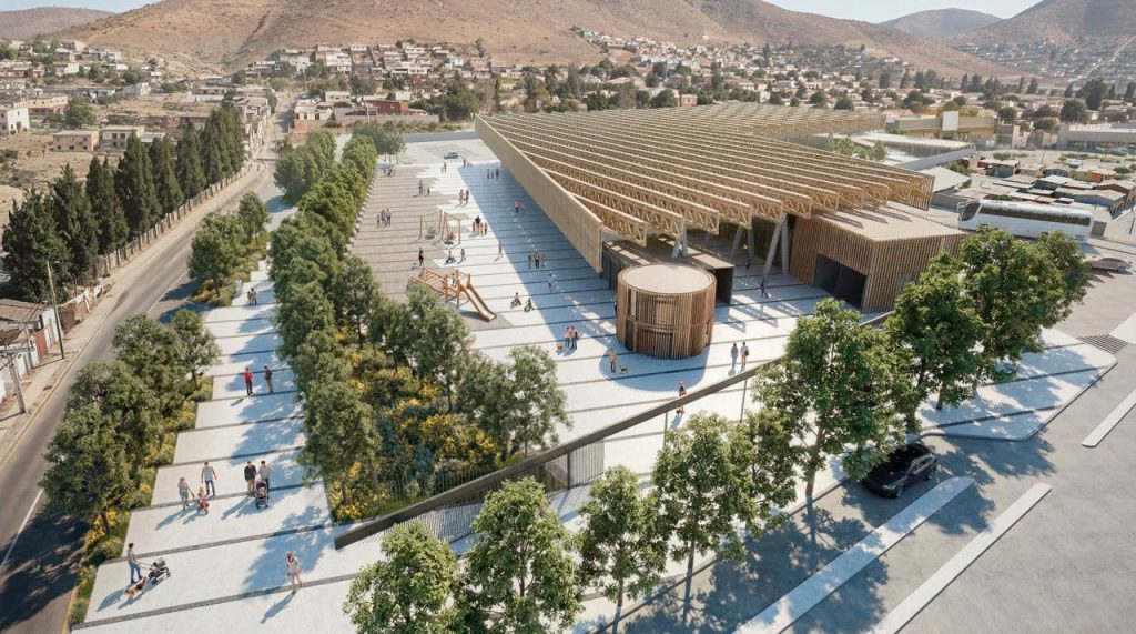 Illapel cuenta con diseño preliminar de la futura Plaza de Abastos a dos años de la reubicación de sus locatarios